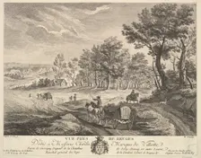 View near Bruges (Vue Prés [sic] de Bruges). Creator: Martin de Monchy