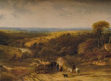 View near Crediton, Devon 1843. Artist: Frederick Richard Lee