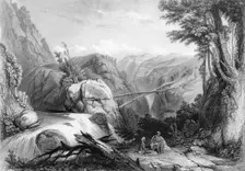View near Deobun 1838. Creator: George Francis White