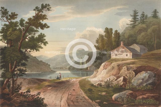 View Near Fishkill (No. 17 of The Hudson River Portfolio), 1823-24. Creator: John Hill.