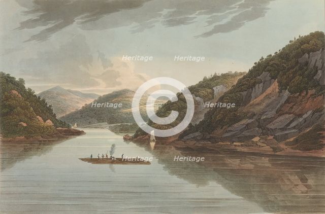 View Near Fort Montgomery (No. 22 (later changed to No. 18) of The Hudson River Portfolio)..., 1822. Creator: John Hill.