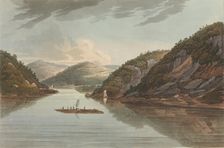 View Near Fort Montgomery (No. 22 (later changed to No. 18) of The Hudson River Portfolio)..., 1822. Creator: John Hill