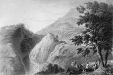 View near Kursalee 1838. Creator: George Francis White