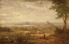View near Lancaster, c1810. Creator: David Cox the Elder