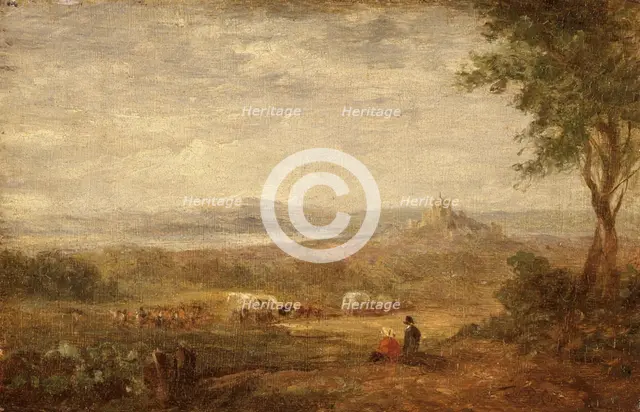 View near Lancaster, c1810. Creator: David Cox the Elder.