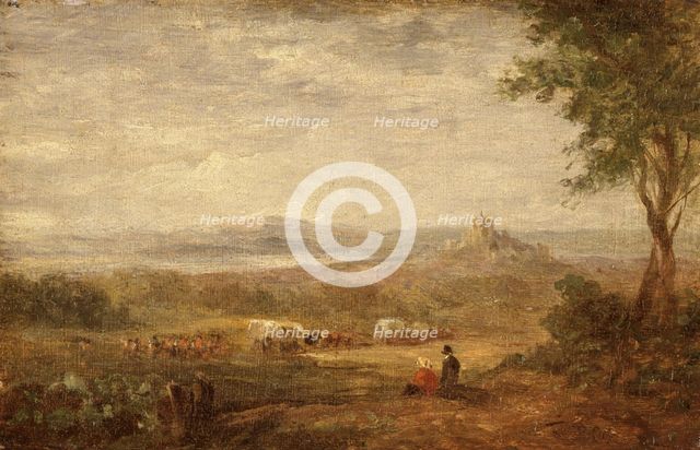 View near Lancaster, c1810. Creator: David Cox the elder.