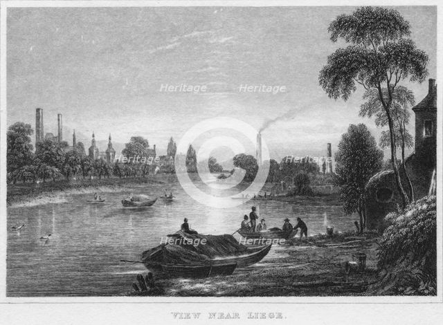 'View near Liege', 1850. Artist: Unknown.