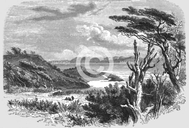 'View near Port Famine; Old South American Geographies', 1875. Creator: Unknown.