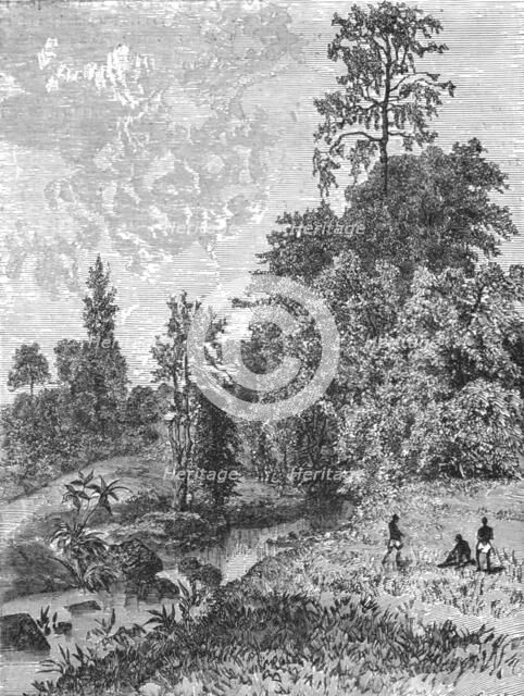 'View near Tchelga, Abyssinian plateau; A journey through Soudan and Western Abyssinia..., 1875. Creator: Unknown.