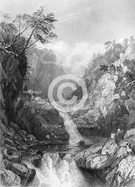 'View near the Source of the Jumna', 1845. Creator: Unknown.