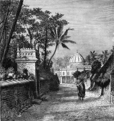 View near Trichinopoly - The Mosque of Nuthur c1891. Creator: James Grant