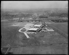 View north over Croydon Airport, Croydon, London, c1930s. Creator: Arthur William Hobart