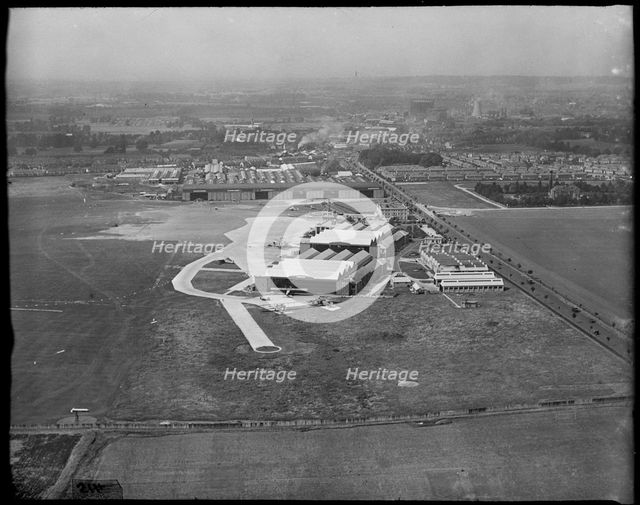 View north over Croydon Airport, Croydon, London, c1930s. Creator: Arthur William Hobart.