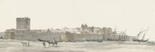 View of Taranto's fortifications, 1778. Creator: Louis Ducros