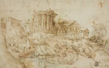 View of Temple of Vesta, Tivoli, n.d. Creator: Unknown