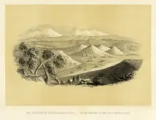 View of the Countryside near the Port of Petropavlovsk, 1856. Creator: Ivan Dem'ianovich Bulychev