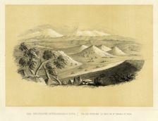 View of the Countryside near the Port of Petropavlovsk, 1856. Creator: Ivan Dem'ianovich Bulychev