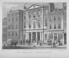 View of the Coal Exchange in Thames Street, City of London, 1830. Artist: R Acon