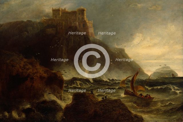 View of the Coast of Scotland, 1822. Creator: William Daniell.
