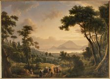 View of the coast of Posillipo (Kingdom of Naples). Creator: Dunouy, Alexandre-Hyacinthe (1757-1841)