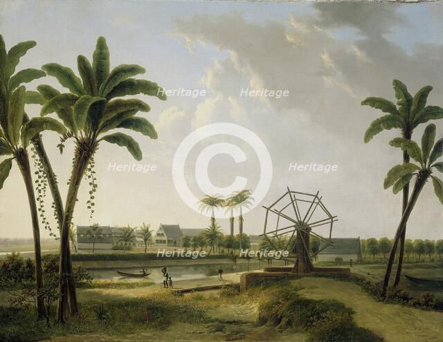 View of the Coffee Plantation Marienbosch in Surinam, 1829-1876. Creator: Willem de Klerk.