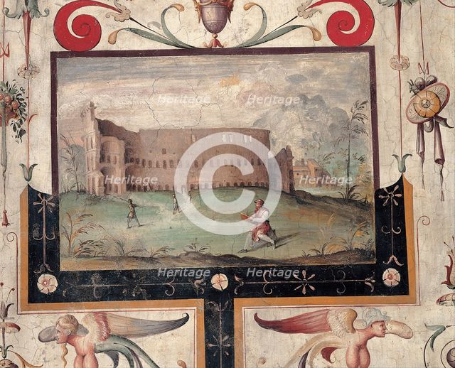View of the Colosseum, 1544. Artist: Anonymous  