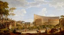 View of the Colosseum, 1735. Creator: Giovanni Paolo Panini