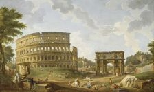 View of the Colosseum, 1747. Creator: Giovanni Paolo Panini