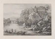 View of the Convent of the Barefooted Carmelites, 1807. Creator: Jean-Jacques de Boissieu