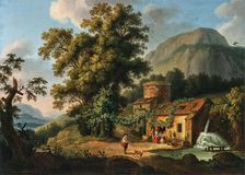 View of the Copper-Mill in Vietri, c1772. Creator: Hackert; Jacob Philipp (1737-1807)