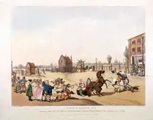 View of the Cambridge Heath Turnpike, Hackney, London, 1809. Artist: Heinrich Schutz