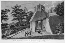 View of the Camoes Grotto in Mr. Drummond's Garden, 1813. Creator: Ivan Vasil'evich Chesky