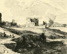 View of the Campagna from the Via Appia 1890. Creator: Unknown