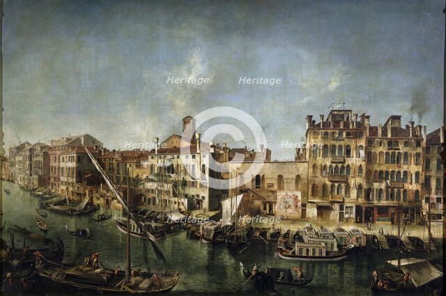 'View of the Canal Grande from the Fondamenta Del Vin', 1736-1737.  Artist: Michele Marieschi