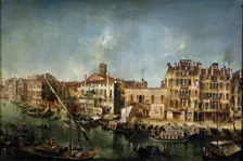 View of the Canal Grande from the Fondamenta Del Vin 1736-1737. Artist: Michele Marieschi