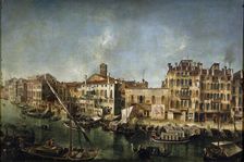 View of the Canal Grande from the Fondamenta Del Vin 1736-1737. Artist: Michele Marieschi