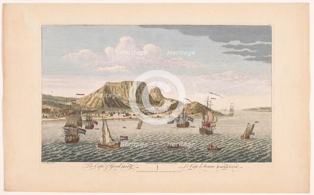 View of the Cape of Good Hope in South Africa, 1754. Creator: Unknown.