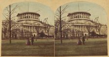 View of The Capitol, Washington, U.S., about 1860. Creator: London Stereoscopic & Photographic Co