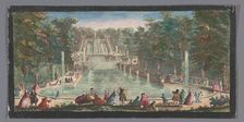 View of the Cascades of the Garden of the Château de Saint-Cloud, 1730. Creators: Anon, Jacques Rigaud