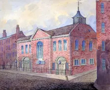 View of the Church of St George the Martyr, Queen Square, Holborn, London, c1815. Artist: William Pearson