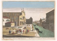 View of the church of St. John and Paul of Venice, 1700-1799. Creator: Unknown