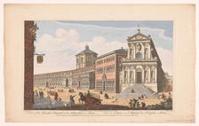 View of the Church of Santo Spirito in Sassia in Rome, 1750. Creator: Thomas Bowles