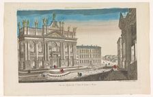 View of the Church Saint John Lateran in Rome, 1745-1775. Creator: Anon