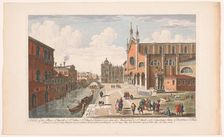 View of the church Santi Giovanni e Paolo in Venice, 1749. Creator: Thomas Bowles
