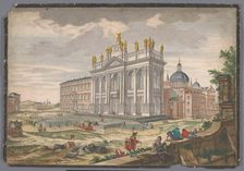 View of the Church Sint-Jan van Lateranen in Rome, 1700-1799. Creator: Anon