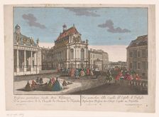 View of the Chapel of Palace Versailles, 1755-1779. Creator: Johann Friedrich Leizelt