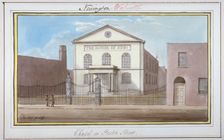 View of the chapel in Penton Street, Southwark, London, 1825. Artist: G Yates