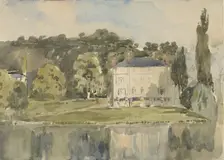 View of the Château at Folembray, ca. 1831. Creator: Paul Huet