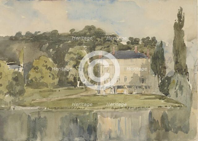 View of the Château at Folembray, ca. 1831. Creator: Paul Huet.