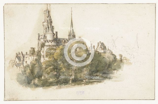 View of the Château d'Antonius in Antoine, 1633-1687. Creator: Gillis Neyts.